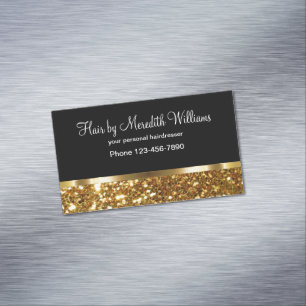 Classy Hairdresser Business Magnets Magnetisch Visitekaartje