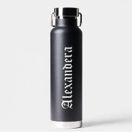 Classy Halloween Gepersonaliseerde Naam Waterfles