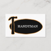 Classy Hammer Emblem Handyman Visitekaartjes (Voorkant)