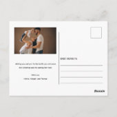 Classy Hand Geschreven Kerstmis Verticaal Briefkaa Briefkaart (Achterkant)