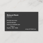 Classy Handy Tools Handyman Visitekaartje (Achterkant)