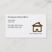 Classy Handyman Visitekaartjes (Achterkant)