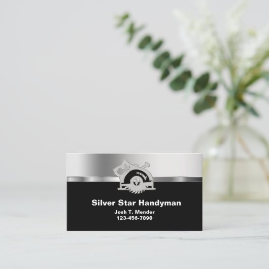Classy Handyman Visitekaartjes (Staand voorkant)