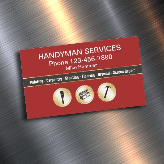Classy Handyman Zakelijke Magneten