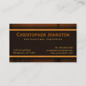 Classy hardhouten vloeren Houten vloeren Faux hout Visitekaartje (Achterkant)