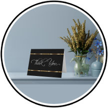 Classy Hartelijk dank voor uw visitekaartjes