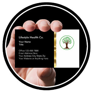 Classy Health Care Professional Business Visitekaartje