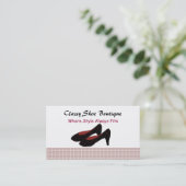 Classy Heels Boutique Visitekaartje (Staand voorkant)
