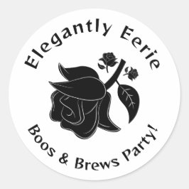 Classy heks elegante Eerie Halloween Sticker