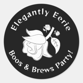 Classy heks elegante Eerie Halloween Sticker