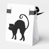 Classy heks Roos & zwarte kat Bedankdoosjes (Achterkant)