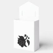 Classy heks Roos & zwarte kat Bedankdoosjes (Geopend)