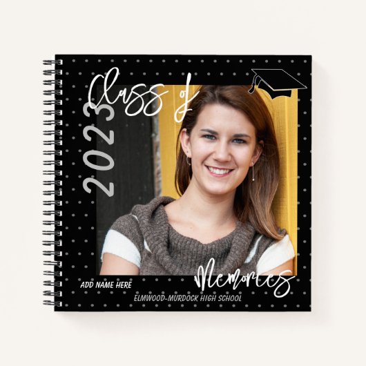 Classy High School Afstuderen Ideeën Notitieboek (Voorkant)