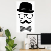 Classy hipster poster (Thuiskantoor)