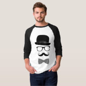 Classy hipster t-shirt (Voorkant volledig)