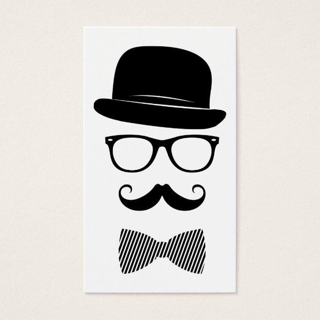 Classy hipster visitekaartjes (Voorkant)