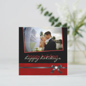 Classy Holiday Dank je wel Bedankkaart (Staand voorkant)