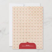 Classy Holiday Geboortedatum Foto kaart (Achterkant)