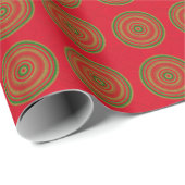 Classy Holiday Stippen Patroon Cadeaupapier (Rol Hoek)