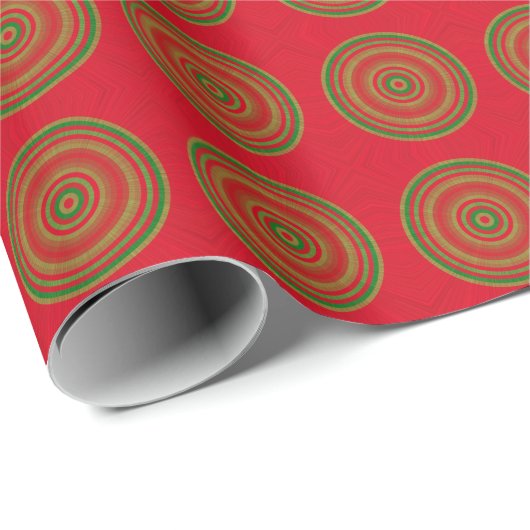 Classy Holiday Stippen Patroon Cadeaupapier (Rol Hoek)