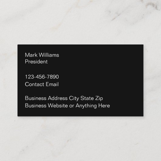 Classy Home Builder Constructie-Visitekaartjes Visitekaartje (Achterkant)