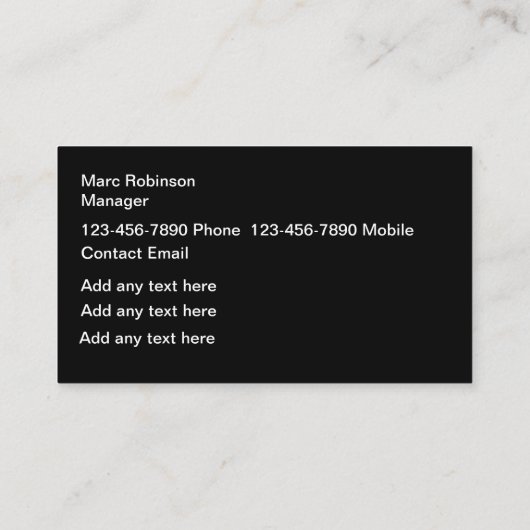 Classy Home Builder Constructie-Visitekaartjes Visitekaartje (Achterkant)