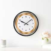 Classy Home Kantoor Gold Silver gekleurd Grote Klok (Huis)