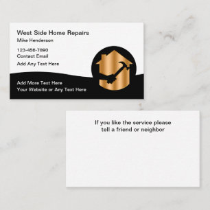 Classy Home Services Modern Visitekaartjes Design