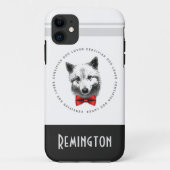 Classy Hondenliefhebber Shiba Inu Bow Stropdas Voe Case-Mate iPhone Case (Achterkant)