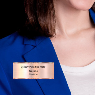 Classy Hotel Hospitality Concierge Naamplaatje