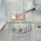 Classy Hotel Hospitality Concierge Naamplaatje (In situ)