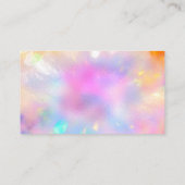 Classy House Cleaning Service Maid Holographic Visitekaartje (Achterkant)