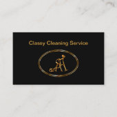 Classy House Cleaning Service Visitekaartje (Voorkant)