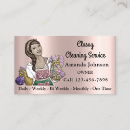Classy House Kantoor Cleaning Service Maid Roos Visitekaartje