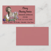 Classy House Kantoor Cleaning Service Maid Visitekaartje (Voorkant / Achterkant)