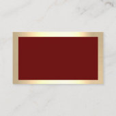 Classy House Kantoor Cleaning Services Maid Golden Visitekaartje (Achterkant)