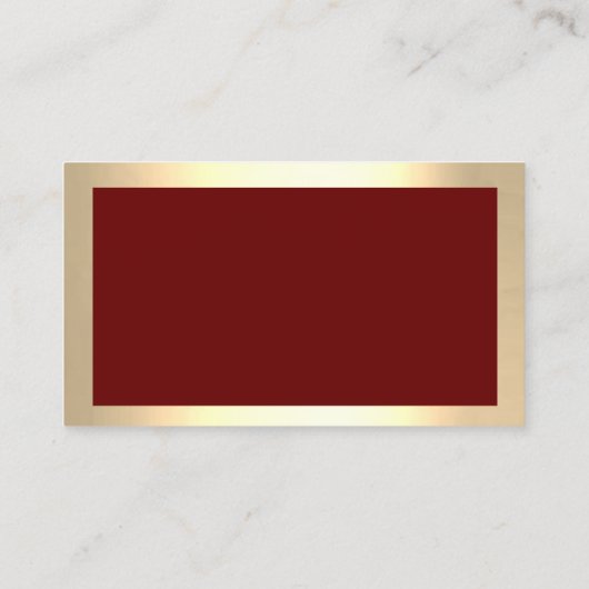 Classy House Kantoor Cleaning Services Maid Golden Visitekaartje (Achterkant)