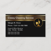 Classy huis en Kantoor schoonmaken Visitekaartje (Voorkant)