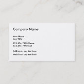 Classy Huisdier Grooming Salon Modern Visitekaartje (Achterkant)