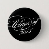 Classy in Black | Button Afstuderen (Voorkant)
