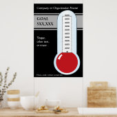 Classy in Black Goals Poster (Keuken)