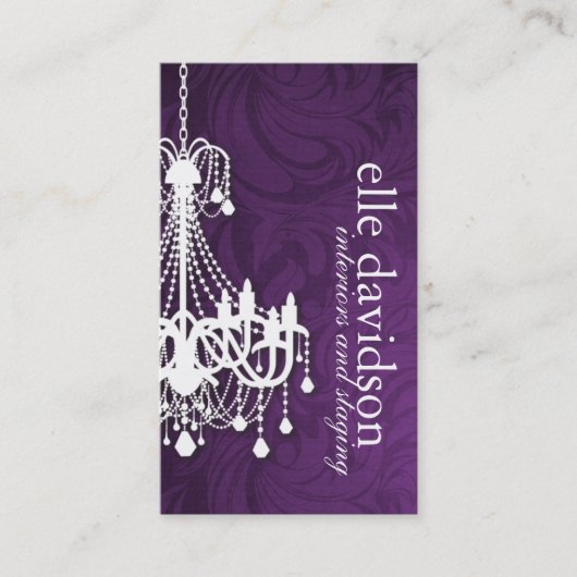 Classy Interior Designer Visitekaartje (Voorkant)