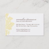 Classy Interior Designer Visitekaartjes (Achterkant)