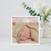 Classy Intro | Aankondiging van Baby (Staand voorkant)