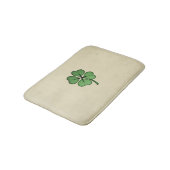 Classy Irish Lucky Shamrock Badmat (Gekanteld)