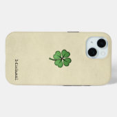 Classy Irish Lucky Shamrock Case-Mate iPhone Case (Achterkant (horizontaal))