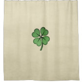 Classy Irish Lucky Shamrock Douchegordijn (Voorkant)
