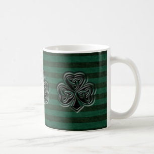 Classy Irish lucky shamrock gepersonaliseerd Koffiemok