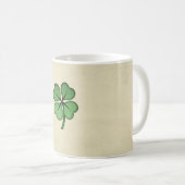 Classy Irish Lucky Shamrock Koffiemok (Voorkant rechts)