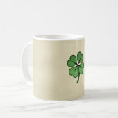 Classy Irish Lucky Shamrock Koffiemok (Voorkant links)